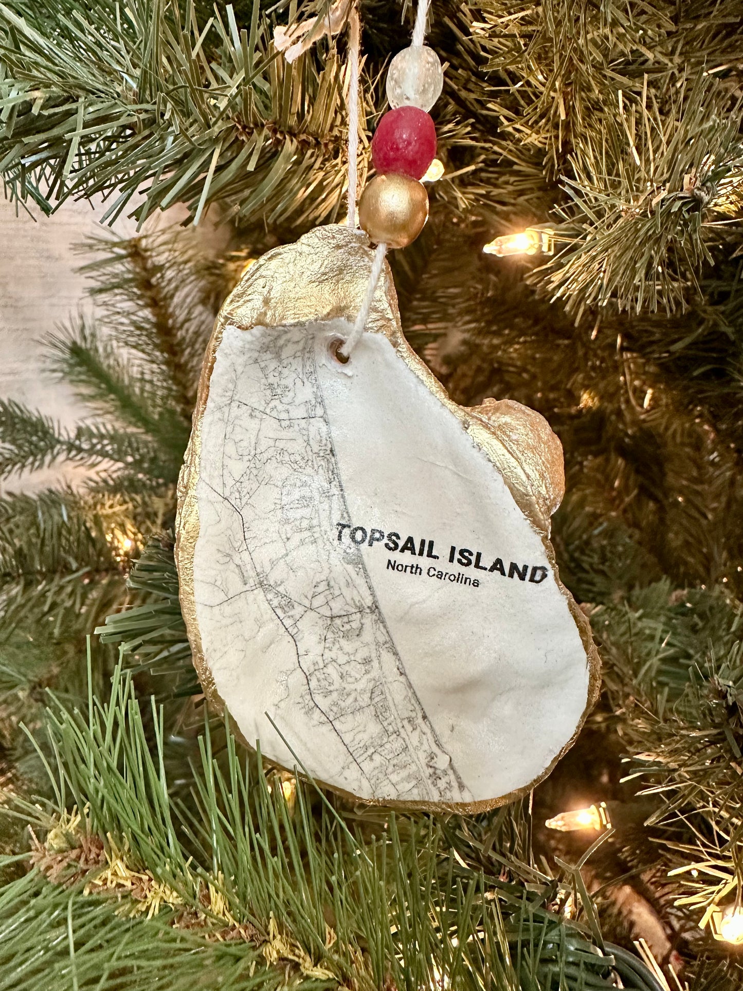 Topsail Island Oyster Ornament