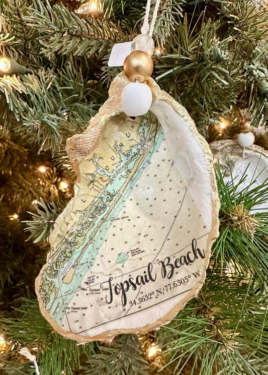 Topsail Beach Oyster Ornament