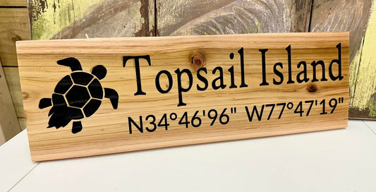 Topsail Island Coordinates Decor